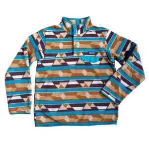 Patagonia Women's Lightweight Synchilla Snap-T Fleece - Aztec Print, Size M